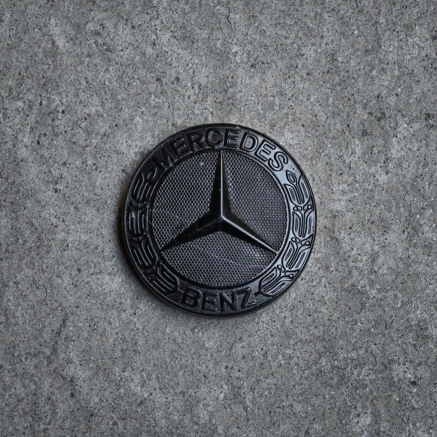 Mercedes-Benz Marble Paperweight - Elegant Marble Desk Accessory